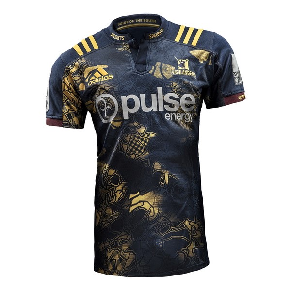 Maillot Rugby Highlanders 2017 2018 Bleu